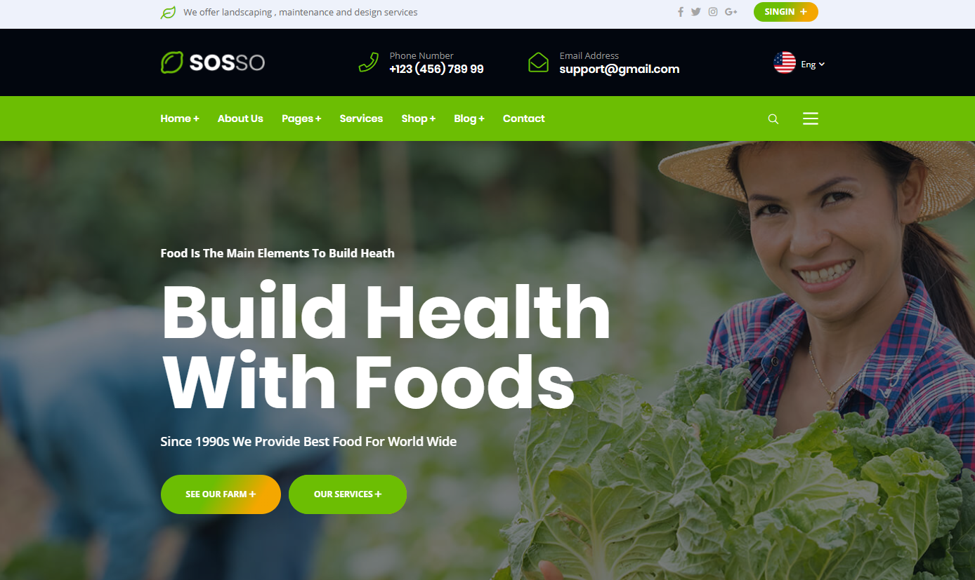 绿色有机食品外贸网站